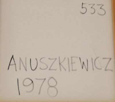 Richard Joseph Anuszkiewicz Light Magenta Square