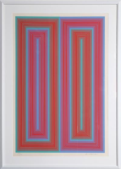 Richard Joseph Anuszkiewicz Untitled from the Peace Portfolio