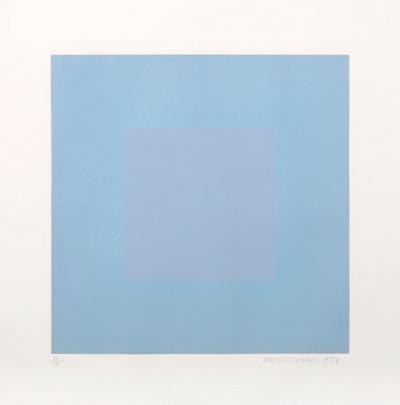 Richard Joseph Anuszkiewicz Winter Suite Light Blue with Light Blue 