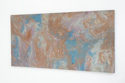 Richard Mann Monumental Psychedelic Painting 1975