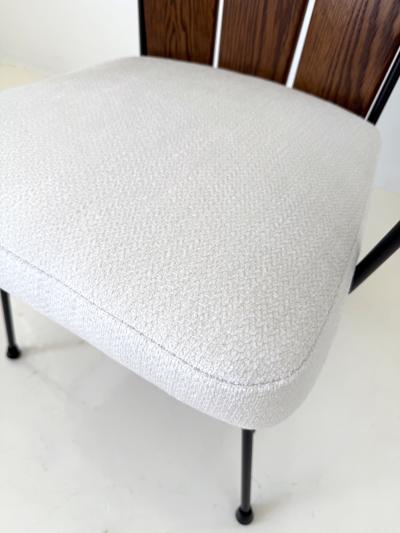 Richard McCarthy Set of Five Iron and Oak Dining Chairs by Richard McCarthy