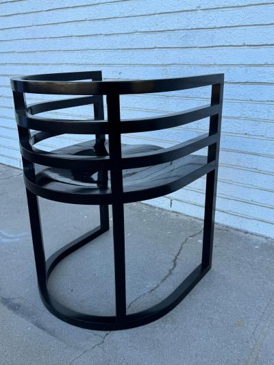 Richard Meier Richard Meier 810 Black Lacquered Armchair