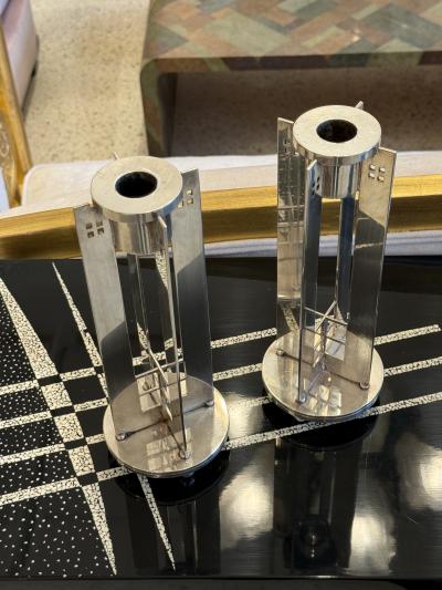 Richard Meier Richard Meier King Richard Candlesticks for Swid Powell 1983