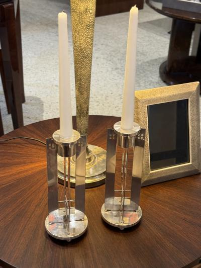 Richard Meier Richard Meier King Richard Candlesticks for Swid Powell 1983