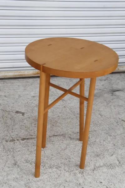 Richard Meier Round Occasional Table By Richard Meier