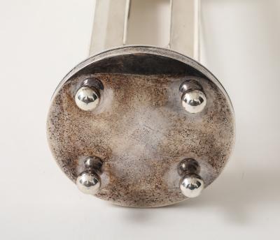 Richard Meier Set of Three Post Modern Candlesholders