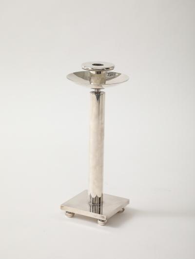 Richard Meier Set of Three Post Modern Candlesholders