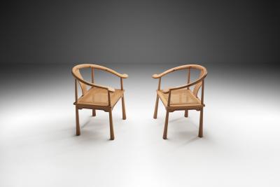 Richard Nissen Pair of Yin Chairs by Richard Nissen for Nissens Tr varefabrik Denmark 1960s