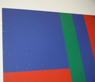 Richard Paul Lohse Serigraphy mounted on plastified cardboard