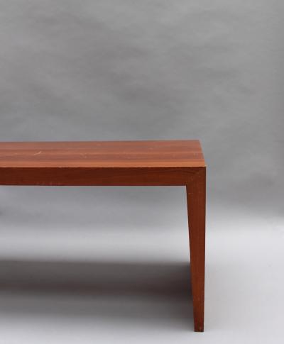 Richard Peduzzi 9 French 1980s Solid Cherry Benches by Richard Peduzzi