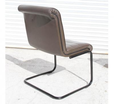 Richard Sapper 1 Knoll Sapper Visitor Dining Conference Chair Sled Base