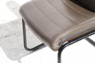 Richard Sapper 1 Knoll Sapper Visitor Dining Conference Chair Sled Base