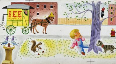 Richard Scarry Richard Scarry Little Benny Wanted a Pony Illustration Children Book Illustrator