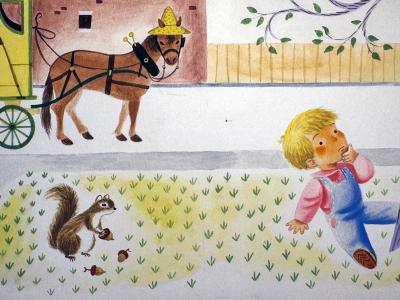 Richard Scarry Richard Scarry Little Benny Wanted a Pony Illustration Children Book Illustrator