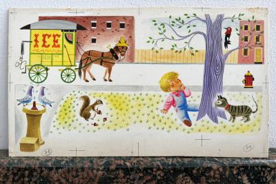 Richard Scarry Richard Scarry Little Benny Wanted a Pony Illustration Children Book Illustrator