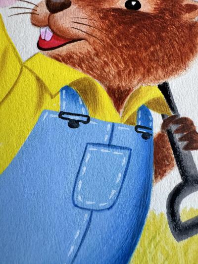 Richard Scarry Richard Scarry Original Art Danny Beavers Secret