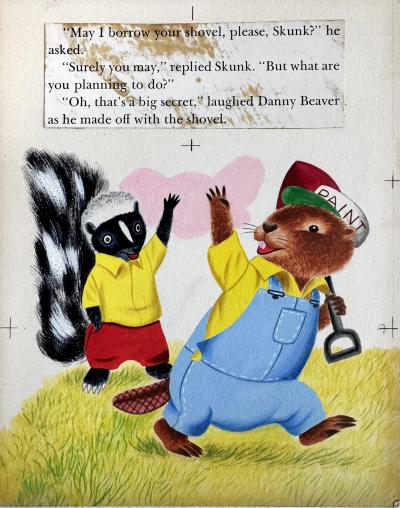 Richard Scarry Richard Scarry Original Art Danny Beavers Secret