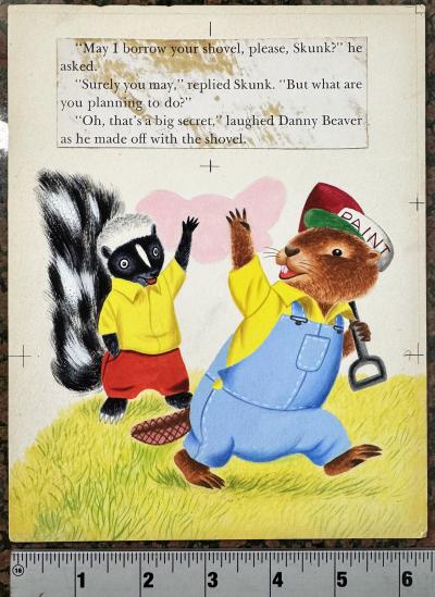 Richard Scarry Richard Scarry Original Art Danny Beavers Secret