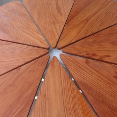 Richard Schultz Early Richard Schultz 43 inch Redwood Petal Dining Table need to realign petals