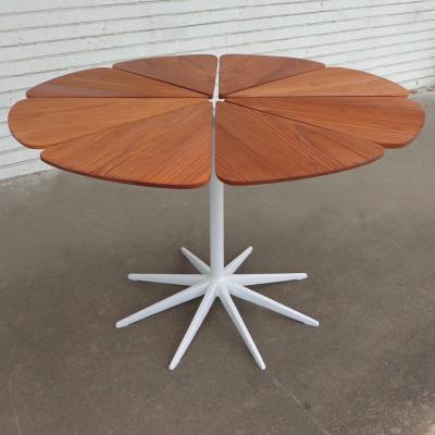 Richard Schultz Early Richard Schultz 43 inch Redwood Petal Dining Table need to realign petals
