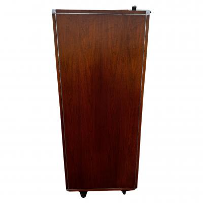 Richard Schultz Richard Schultz For Knoll Rosewood and Chrome Executive Desk