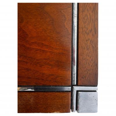 Richard Schultz Richard Schultz For Knoll Rosewood and Chrome Executive Desk