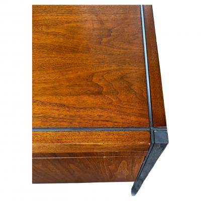 Richard Schultz Richard Schultz For Knoll Rosewood and Chrome Executive Desk