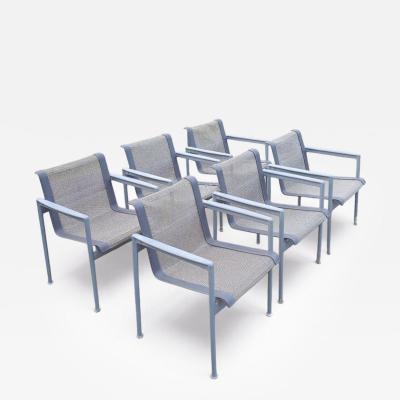 Richard Schultz Set of Six Richard Schultz 1966 Outdoor Collection Dining Armchairs 