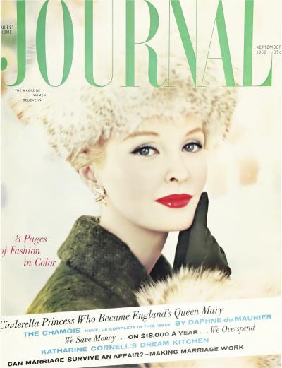 Richard Stone Glamour Fashion Portrait of Model Sara Thom Mid Century