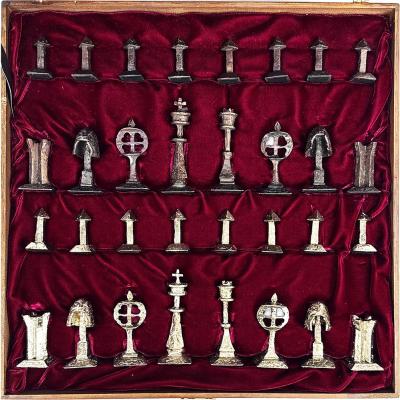 Richard Synek Charles Martel Chess Set by Richard Synek