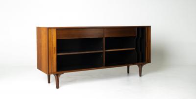 Richard Thompson Richard Thompson Tambour Door Credenza for Glenn of California