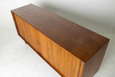 Richard Thompson Richard Thompson Tambour Door Credenza for Glenn of California