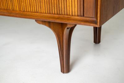 Richard Thompson Richard Thompson Tambour Door Credenza for Glenn of California