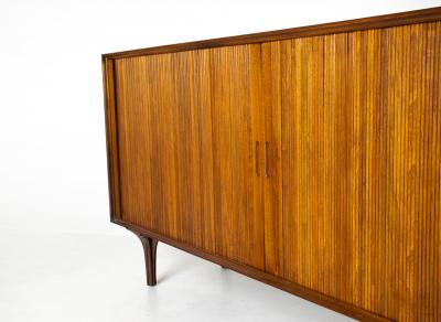 Richard Thompson Richard Thompson Tambour Door Credenza for Glenn of California