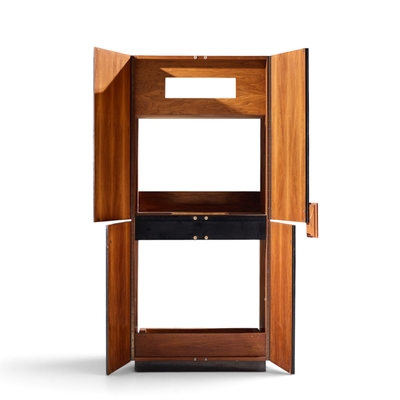 Richard Thompson Richard Thompson for Glenn of California Mid Century Walnut Cabinet Armoire