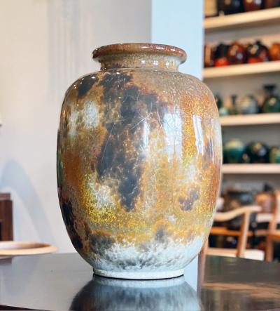 Richard Uhlemeyer Monumental Art Deco Vase by Richard Uhlemeyer