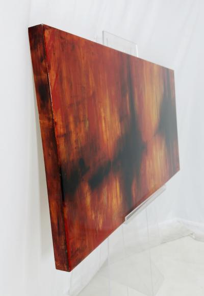 Rick Hobbs 2008 Rick Hobbs Rehearsal Large Abstract Acrylic Painting on Board Signed