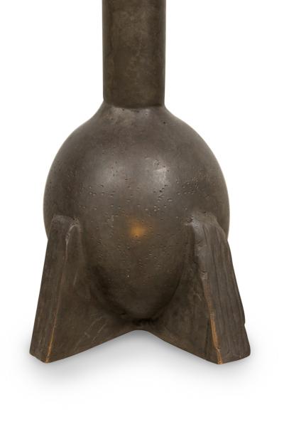 Rick Owens American Contemporary Swan Neck Bronze Sculptural Tall Urn