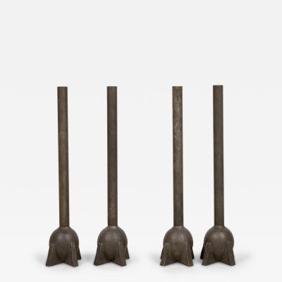 Rick Owens American Contemporary Swan Neck Bronze Sculptural Tall Urn