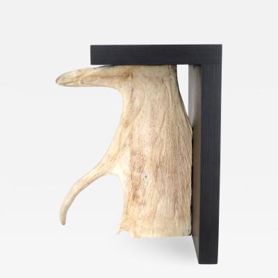 Rick Owens RICK OWENS ATELIER STAG T STOOL IN BLACK