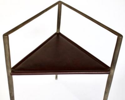 Rick Owens RICK OWENS BRONZE AND LEATHER SCULPTURAL ALCHEMY CHAIR