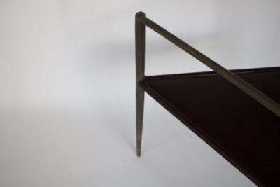 Rick Owens RICK OWENS BRONZE AND LEATHER SCULPTURAL ALCHEMY CHAIR