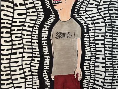 Rick Parker Beavis and Butthead Illustration Original Art from MTVs Lead Artist