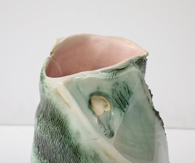 Riley Walzer Alluvium Sculptural Vase 3 by Riley Walzer