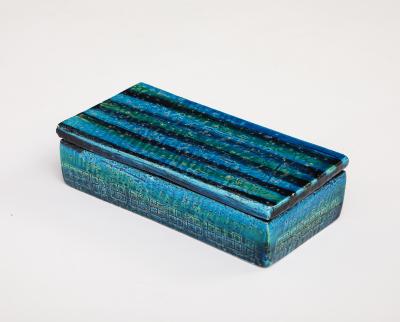 Rimini Blu Handcrafted Covered Box