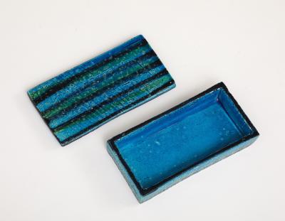 Rimini Blu Handcrafted Covered Box