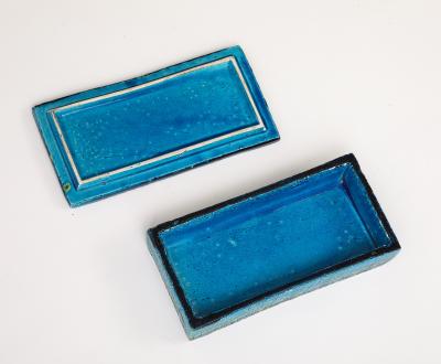 Rimini Blu Handcrafted Covered Box