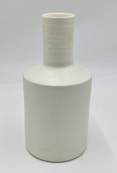 Rina Menardi Rina Menardi Luna White Ceramic Vase Hand Made Italy Italian Ceramics