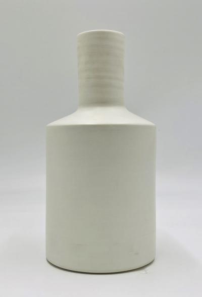 Rina Menardi Rina Menardi Luna White Ceramic Vase Hand Made Italy Italian Ceramics