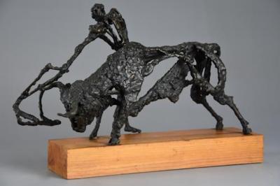 Rintoul Booth Mid 20thc bronze sculpture The Matador by Rintoul Booth